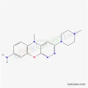 5H-Pyridazino(3,4-b)(1,4)benzoxazine, 8-amino-5-methyl-3-(4-methyl-1-piperazinyl)-