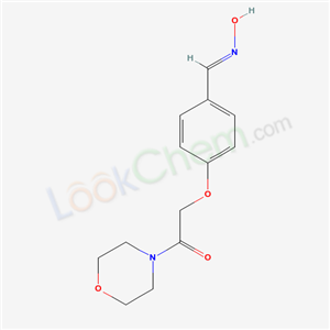 29936-76-3,p-(Morpholinocarbonylmethoxy)benzaldehyde oxime,p-Morpholinocarbonylmethoxybenzaldehyde oxime;BENZALDEHYDE,p-MORPHOLINOCARBONYLMETHOXY-,OXIME;