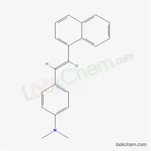 Molecular Structure of 63019-14-7 (N,N-Dimethyl-p-[2-(1-naphtyl)vinyl]aniline)