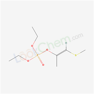 Phosphoric acid diethyl 1-methyl-2-(methylthio)ethenyl ester