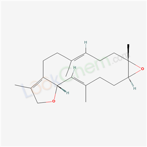 1a,2,3,6,7,9,10a,13,14,14a-Decahydro-1a,5,8,12-tetramethyloxireno[9,10]cyclotetradeca[1,2-b]furan