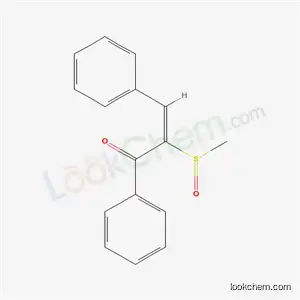 2-Propen-1-one, 2-(methylsulfinyl)-1,3-diphenyl-, (E)-