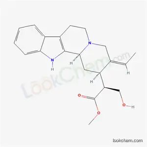 Indolo(2,3-a)quinolizine-2-acetic acid, 3-ethylidene-1,2,3,4,6,7,12,12b-octahydro-alpha-(hydroxymethyl)-, methyl ester, (alphaS,2R,3Z,12bS)-