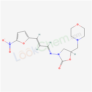 3318-79-4,5-(morpholin-4-ylmethyl)-3-{[(1E,2E)-3-(5-nitrofuran-2-yl)prop-2-en-1-ylidene]amino}-1,3-oxazolidin-2-one,