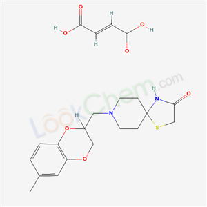 24868-67-5,8-[(6-methyl-2,3-dihydro-1,4-benzodioxin-2-yl)methyl]-1-thia-4,8-diazaspiro[4.5]decan-3-one (2E)-but-2-enedioate,