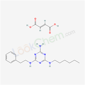 26918-54-7,N~2~-hexyl-N~4~-(2-phenylethyl)-1,3,5-triazine-2,4,6-triamine (2E)-but-2-enedioate,