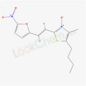 40019-77-0,5-butyl-4-methyl-2-[(E)-2-(5-nitrofuran-2-yl)ethenyl]-1,3-thiazole 3-oxide,