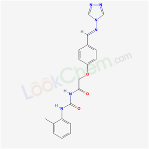 67878-20-0,N-[(2-methylphenyl)carbamoyl]-2-{4-[(E)-(4H-1,2,4-triazol-4-ylimino)methyl]phenoxy}acetamide,