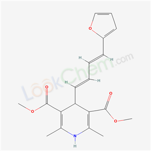 71160-19-5,dimethyl 4-[(1E,3E)-4-furan-2-ylbuta-1,3-dien-1-yl]-2,6-dimethyl-1,4-dihydropyridine-3,5-dicarboxylate,