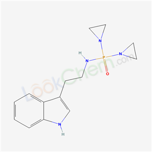 1980-95-6,P,P-bis(aziridin-1-yl)-N-[2-(1H-indol-3-yl)ethyl]phosphinic amide,