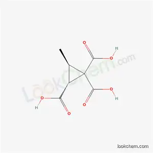 1,1,2-Cyclopropanetricarboxylic acid, 3-methyl-, trans-