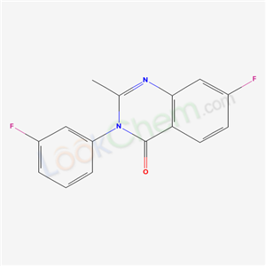 49579-35-3,7-fluoro-3-(3-fluorophenyl)-2-methylquinazolin-4(3H)-one,