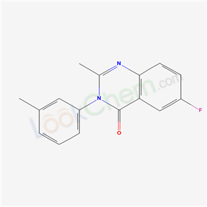 49579-02-4,6-fluoro-2-methyl-3-(3-methylphenyl)quinazolin-4(3H)-one,