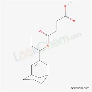 Succinic acid hydrogen 1-[1-(1-adamantyl)propyl] ester