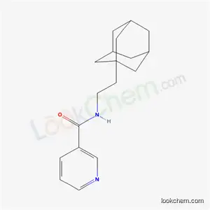 Molecular Structure of 61876-31-1 (N-[2-(1-adamantyl)ethyl]pyridine-3-carboxamide)
