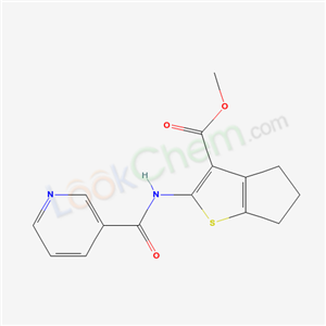 5696-20-8,methyl 2-[(pyridin-3-ylcarbonyl)amino]-5,6-dihydro-4H-cyclopenta[b]thiophene-3-carboxylate,