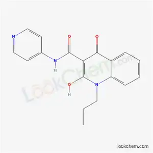 2-hydroxy-4-oxo-1-propyl-N-(pyridin-4-yl)-1,4-dihydroquinoline-3-carboxamide