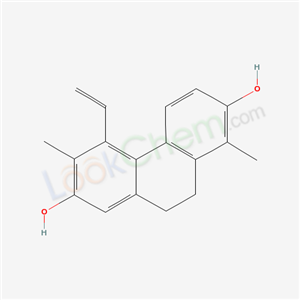 62023-90-9,juncusol,1,6-dimethyl-5-vinyl-9,10-dihydrophenanthrene-2,7-diol;Juncusol;2,7-dihydroxy-1,6-dimethyl-5-vinyl-9,10-dihydrophenanthrene;