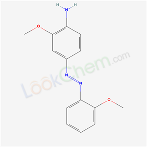 2615-05-6,NSC-426,Benzenamine,2-methoxy-4-[(2-methoxyphenyl)azo];4-Amino-2',3-dimethoxyazobenzol;2-methoxy-4-[(2-methoxyphenyl)azo]-benzenamine;4-Amino-3,2'-dimethoxy-azobenzol;2-Methoxy-4-(o-methoxyphenylazo)aniline;Benzenamine, 2-methoxy-4-[(2-methoxyphenyl)azo]-;