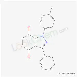 Molecular Structure of 6045-14-3 (1-(4-methylphenyl)-3-phenyl-1H-indazole-4,7-dione)