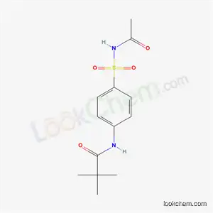 Molecular Structure of 6098-85-7 (N-[4-(acetylsulfamoyl)phenyl]-2,2-dimethylpropanamide)
