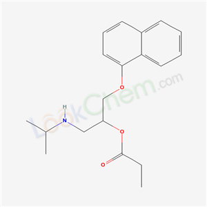 [1-naphthalen-1-yloxy-3-(propan-2-ylamino)propan-2-yl] propanoate