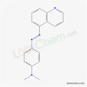 Molecular Structure of 17416-17-0 (N,N-dimethyl-4-[(E)-quinolin-5-yldiazenyl]aniline)