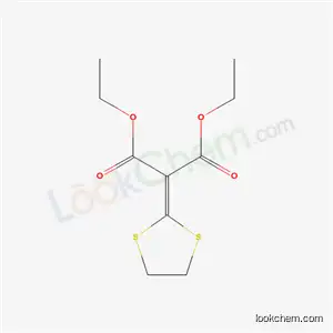 Molecular Structure of 19607-41-1 (diethyl 1,3-dithiolan-2-ylidenepropanedioate)