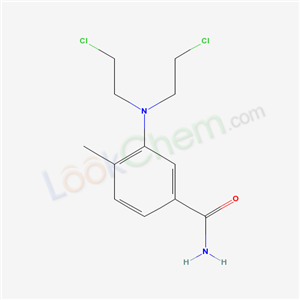 19768-73-1,3-[Bis(2-chloroethyl)amino]-4-methylbenzamide,3-[Bis-(2-chloro-ethyl)-amino]-4-methyl-benzamide;3-[N,N-Bis-(2-chlorethyl)-amino]-4-methyl-benzamid;