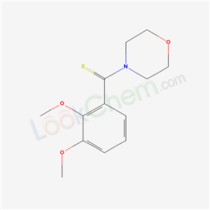 70733-83-4,4-[(2,3-Dimethoxyphenyl)carbonothioyl]morpholine,Morpholine,1-(2,3-dimethoxythiobenzoyl);1-(2,3-Dimethoxythiobenzoyl)morpholine;4-(2,3-dimethoxy-thiobenzoyl)-morpholine;