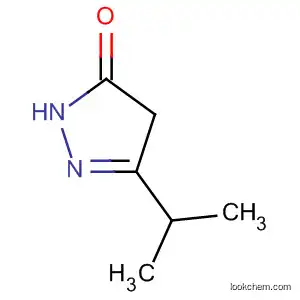 Molecular Structure of 29211-67-4 (3H-Pyrazol-3-one, 2,4-dihydro-5-(1-methylethyl)-)