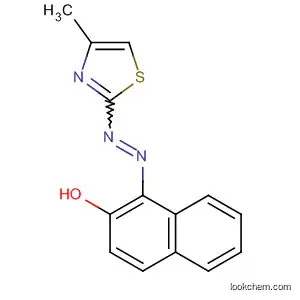 Molecular Structure of 3012-48-4 (1-[(4-Methyl-2-thiazolyl)azo]-2-naphthol)