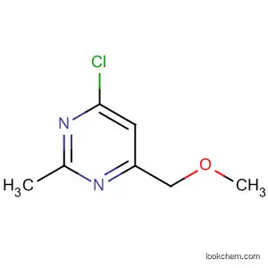 Molecular Structure of 3122-81-4 (4-Chloro-6-(MethoxyMethyl)-2-MethylpyriMidine)