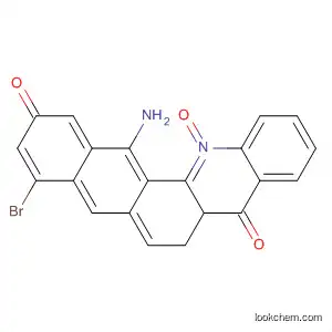 Molecular Structure of 43028-23-5 (6-amino-10-bromo-13H-naphtho[2,3-c]acridine-5,8,14-trione)