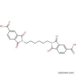 Molecular Structure of 4649-28-9 (2,2'-Hexamethylenebis(1,3-dihydro-1,3-dioxo-2H-isoindole-5-carboxylic acid))