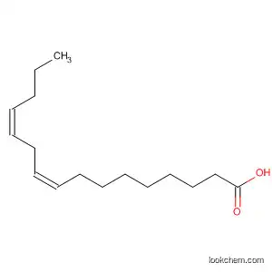 Molecular Structure of 5070-03-1 (9(Z),12(Z)-Hexadecadienoic acid)