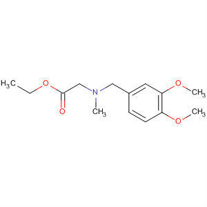 Glycine, N-[(3,4-dimethoxyphenyl)methyl]-N-methyl-, ethyl ester