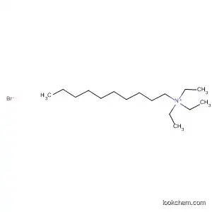 Molecular Structure of 5090-03-9 (1-Decanaminium, N,N,N-triethyl-, bromide)