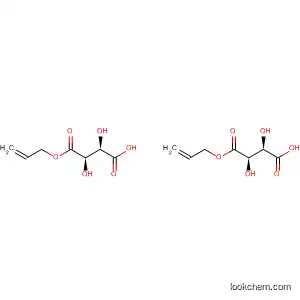 Molecular Structure of 57833-54-2 (Butanedioic acid, 2,3-dihydroxy- (2R,3R)-, di-2-propenyl ester)