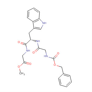 Glycine, N-[N-[N-[(phenylmethoxy)carbonyl]glycyl]-L-tryptophyl]-, methyl  ester