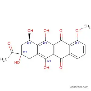 5,12-Naphthacenedione,
8-acetyl-7,8,9,10-tetrahydro-6,8,10,11-tetrahydroxy-1-methoxy-, cis-