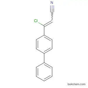 Molecular Structure of 60131-48-8 (2-Propenenitrile, 3-[1,1'-biphenyl]-4-yl-3-chloro-)