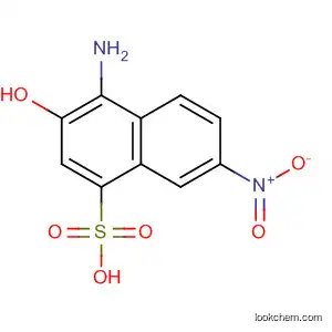 Molecular Structure of 6259-63-8 (4-amino-3-hydroxy-7-nitronaphthalene-1-sulfonic acid)