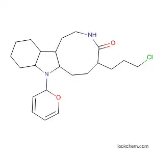 Molecular Structure of 80053-47-0 (Azonino[5,4-b]indol-4(1H)-one,
5-(3-chloropropyl)-2,3,5,6,7,8-hexahydro-8-(tetrahydro-2H-pyran-2-yl)-)