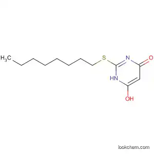 Molecular Structure of 86627-13-6 (4(1H)-Pyrimidinone, 6-hydroxy-2-(octylthio)-)