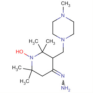 1-Piperidinyloxy,  4-hydrazono-2,2,6,6-tetramethyl-3-[(4-methyl-1-piperazinyl)methyl]-