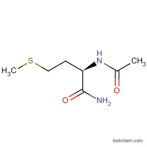 Molecular Structure of 89497-05-2 (Butanamide, 2-(acetylamino)-4-(methylthio)-, (R)-)