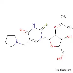 Molecular Structure of 89845-82-9 (2',3'-O-Isopropylidene-5-pyrrolidinoMethyl-2-thiouridine)
