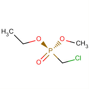 Molecular Structure of 89982-11-6 (Phosphonic acid, (chloromethyl)-, ethyl methyl ester, (S)-)