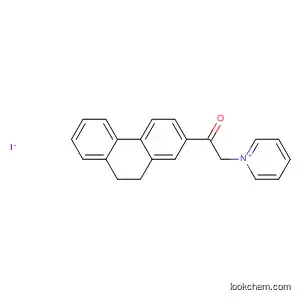 Molecular Structure of 89988-17-0 (Pyridinium, 1-[2-(9,10-dihydro-2-phenanthrenyl)-2-oxoethyl]-, iodide)
